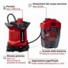 EINHELL POMPA SOMMERSA A BATTERIA GE-DP 18/25 LL Li-Solo