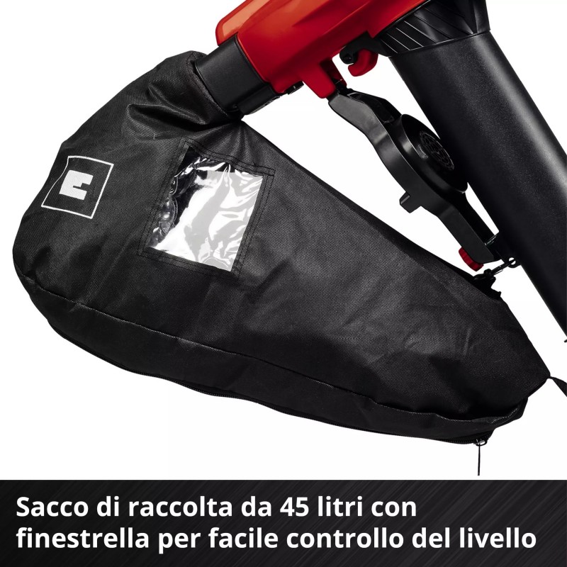 EINHELL SOFFIATORE E ASPIRATORE PER FOGLIE GE-CL 36/230 Li E-Solo