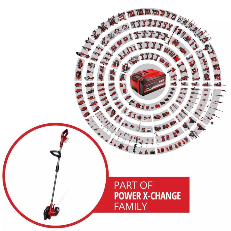 EINHELL TAGLIABORDI A BATTERIA GE-LE 18/190 Li-Solo