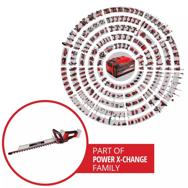 EINHELL TAGLIASIEPI A BATTERIA GE-CH 36/61 Li-Solo