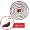 EINHELL TOSAERBA A BATTERIA GE-CM 18/33 Li-Solo
