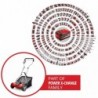 EINHELL TOSAERBA ELICOIDALE A BATTERIA GE-HM 18/38 Li-Solo