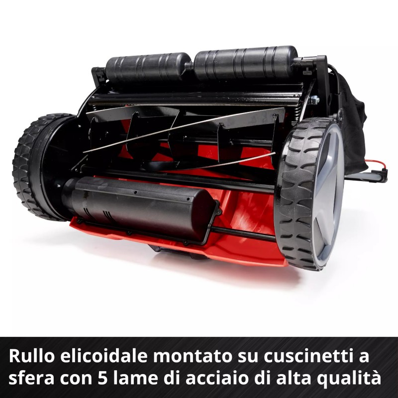 EINHELL TOSAERBA ELICOIDALE A BATTERIA GE-HM 18/38 Li-Solo