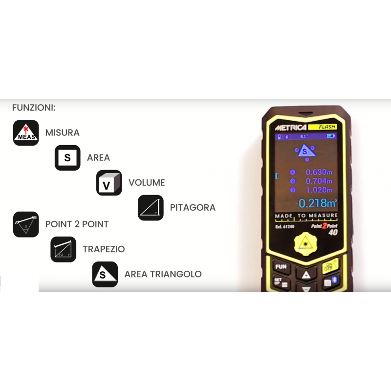 Funzioni del distanziometro