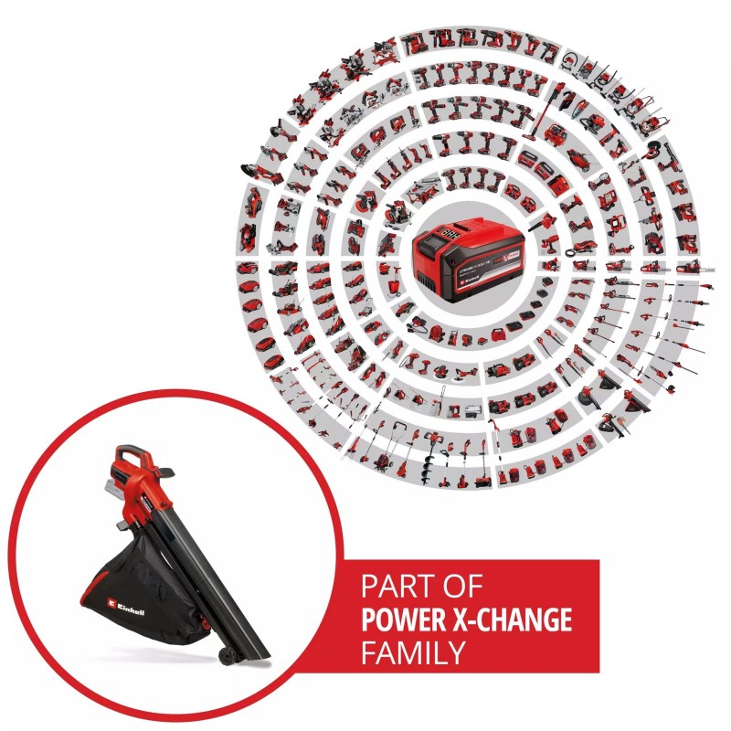 EINHELL ASPIRAFOGLIE E SOFFIATORE VENTURRO 18/210