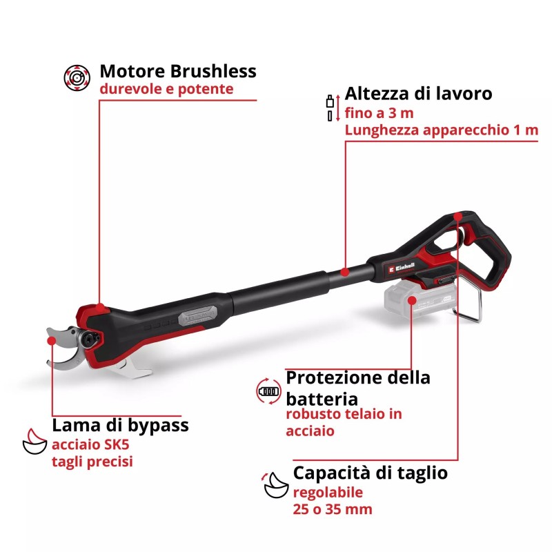EINHELL CESOIA A BATTERIA GP-LS 18/35 Li BL-Solo