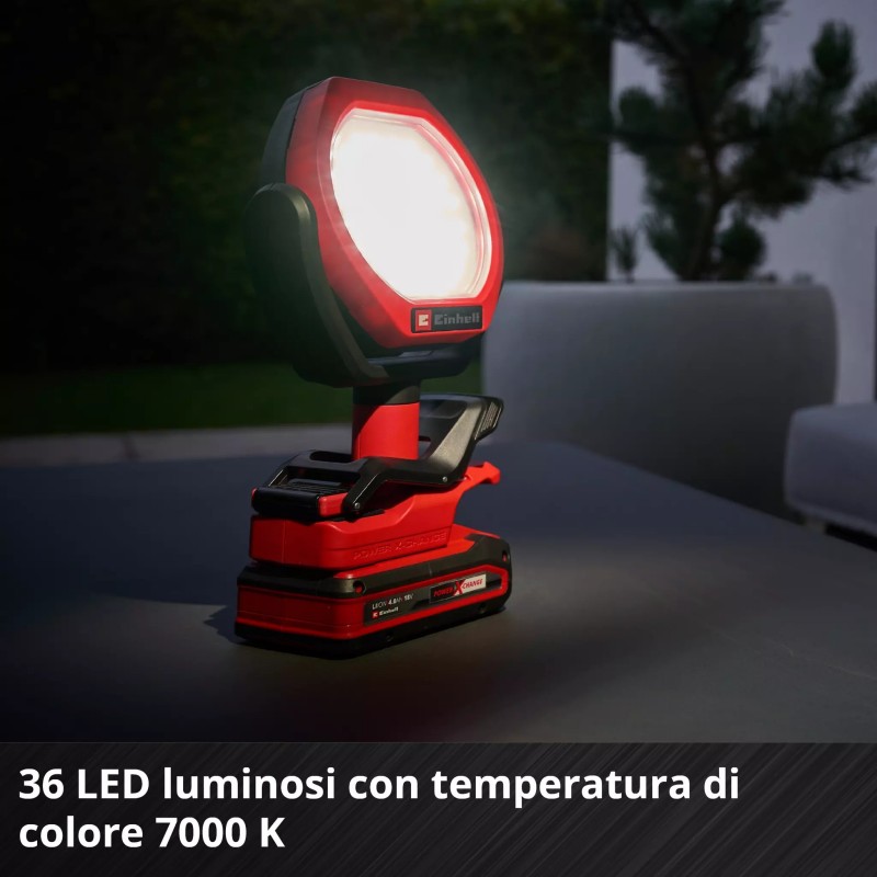 EINHELL LAMPADA A BATTERIA OUTDOOR GC-OL 18/1500 Li-Solo