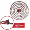 EINHELL MOTOSEGA A BATTERIA GE-LC 18/25 Li BL-Solo