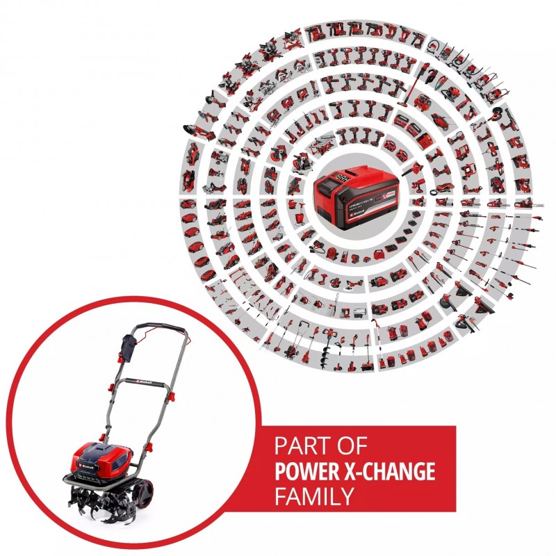 EINHELL MOTOZAPPA A BATTERIA GP-CR 36/45 Li E BL-Solo