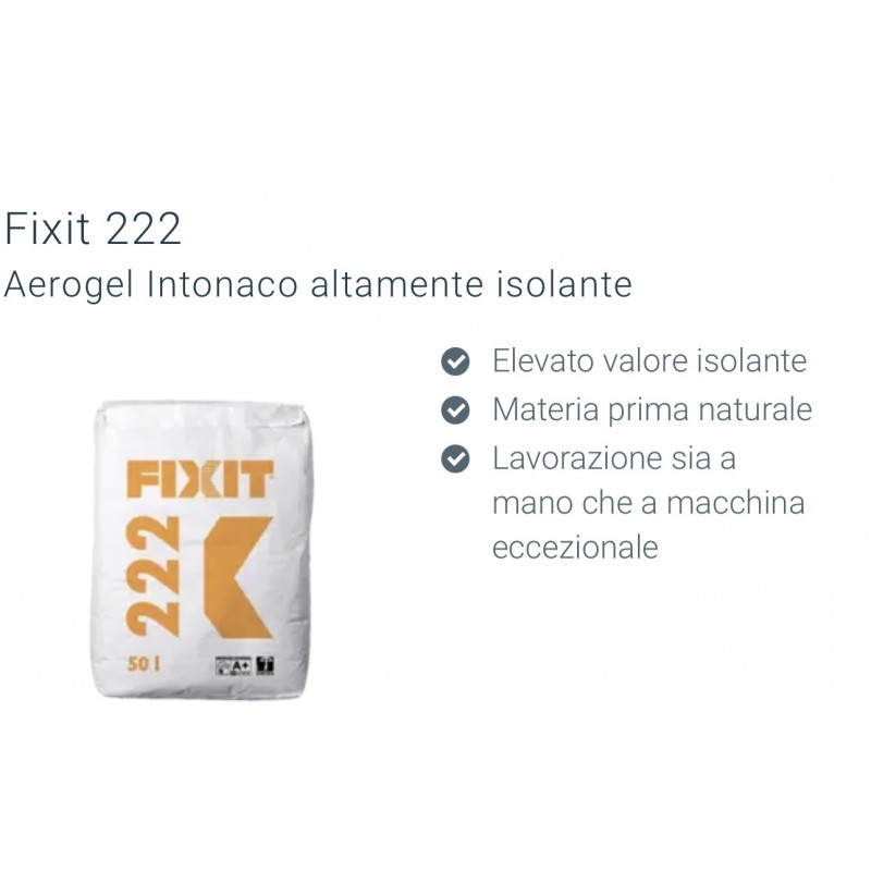 Rofif Fixit 222 Aerogel Intonaco altamente isolante  - 3
