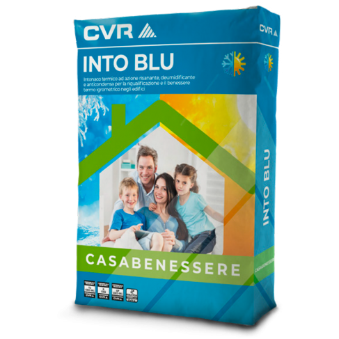 CVR INTO BLU INTONACO MINERALE TERMOISOLANTE DEUMIDIFICANTE  - 1