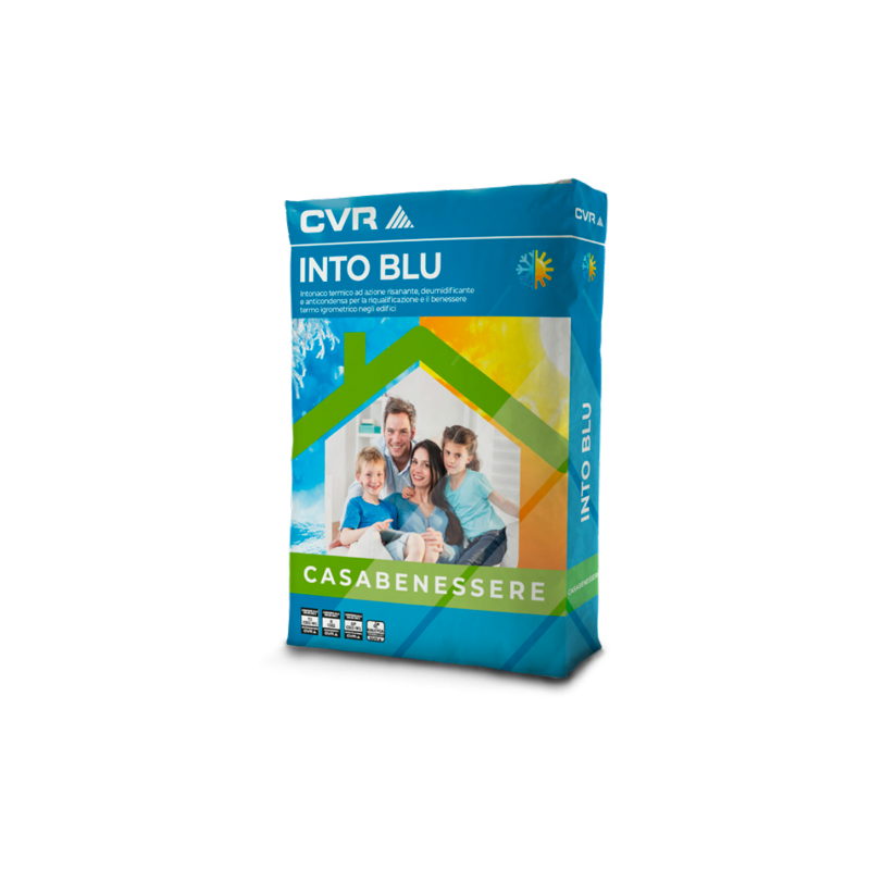 CVR INTO BLU INTONACO MINERALE TERMOISOLANTE DEUMIDIFICANTE  - 1