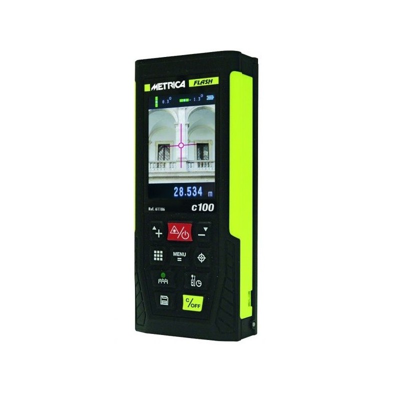 Distanziometro laser rosso Metrica Flash C100 Target Camera 61186