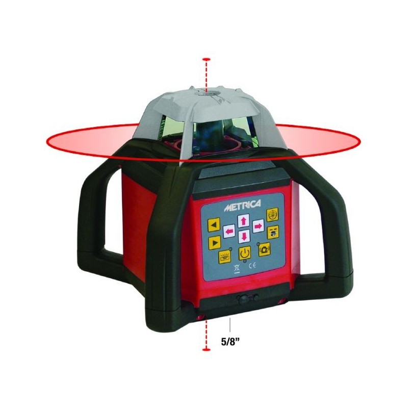 Autolivello laser rosso Metrica rotativo ricezione 4 lati ad elevata sensibilità