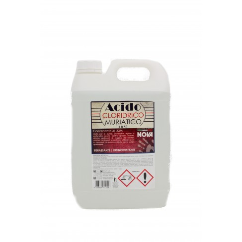 Acido cloridrico/muriatico 5lt
