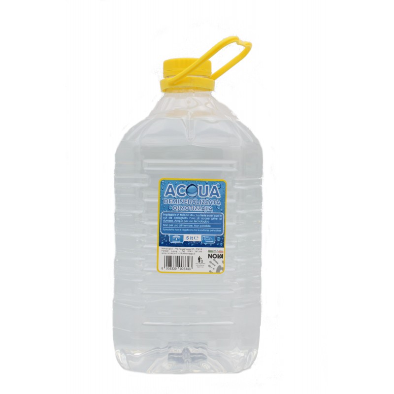 Acqua demineralizzata osmotizzata