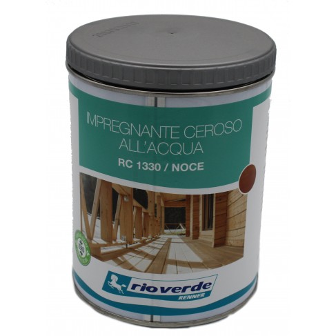 Impregnante ceroso all'acqua per legno Noce RC1330