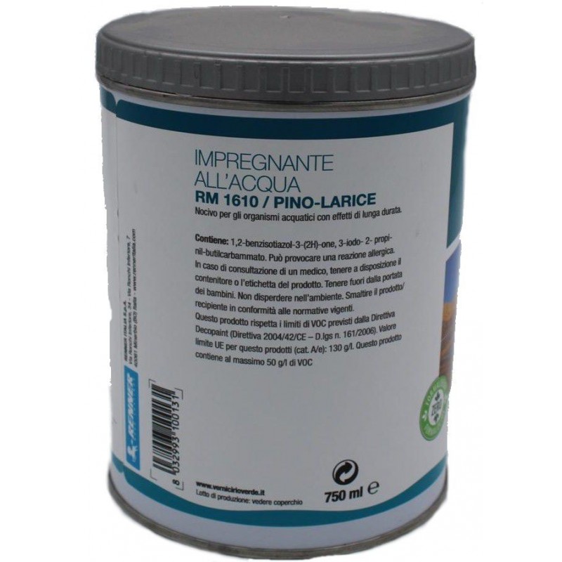Impregnante all'acqua per legno Pino-Larice RM 1610