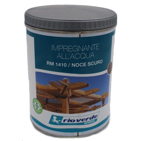 Impregnante all'acqua per legno Noce Scuro RM 1410