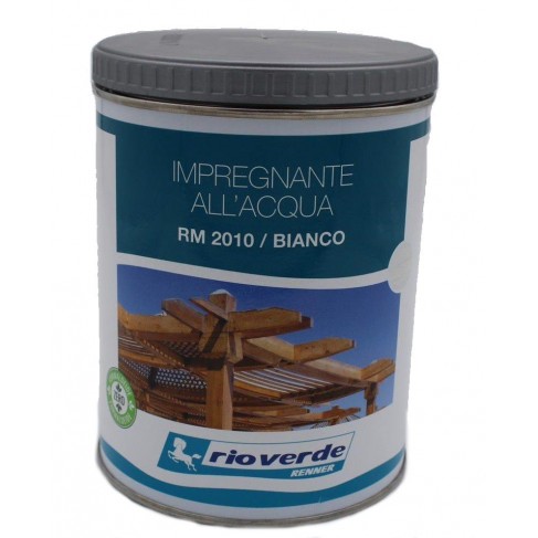 Impregnante all'acqua per legno Bianco RM 2010