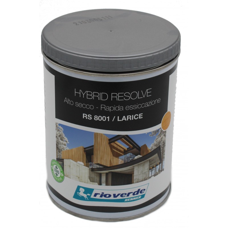 Impregnante all'acqua per legno hybrid resolve alto secco - rapida essiccazione Larice RS8001