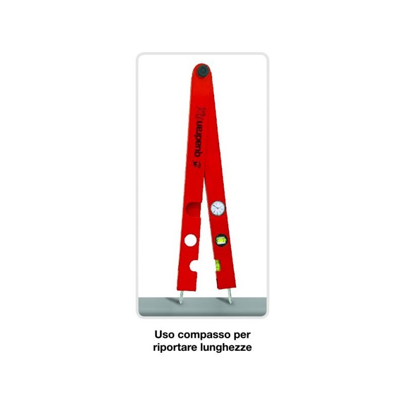 Goniometro a quadrante Metrica Quadranfix con bracci ad incastro