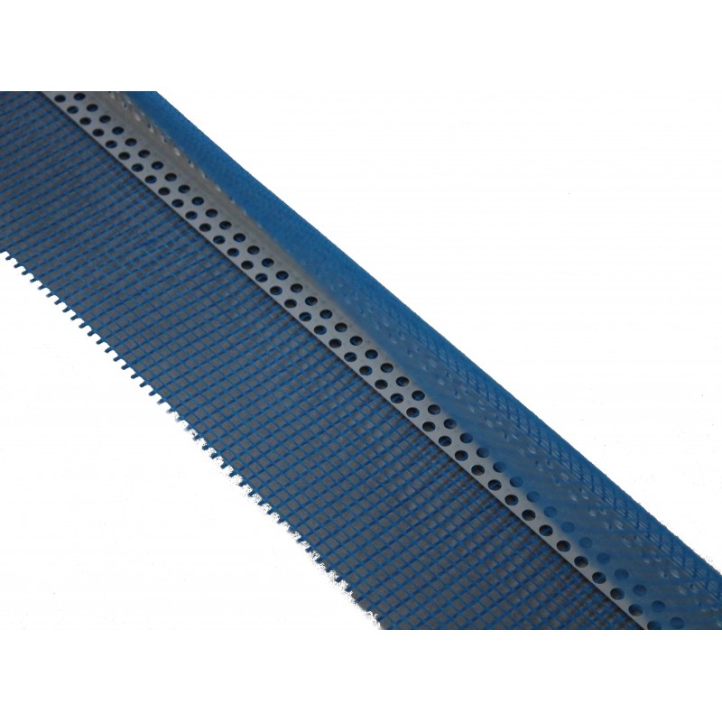 Paraspigolo Edilferro da 2.5m in pvc+rete per cappotto misura 10x23