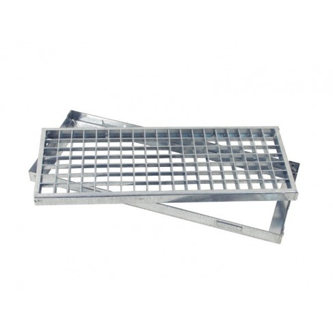 Griglia con telaio maglia Maggini 25x25 mm in acciaio zincato Maggini - 1