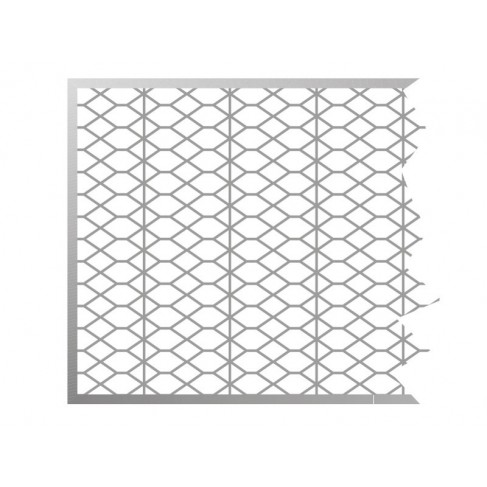 Griglia romboidale Maggini in acciaio zincato
