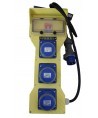 Quadro portatile vetroresina a 3 prese (VB-220/3/)