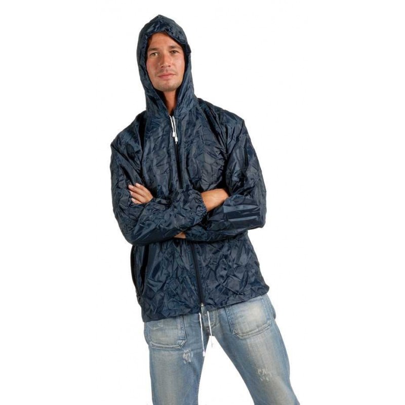 Impermeabile Logica Kway/blu Taglia da S a XXL