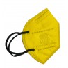 Mascherina FPP2 Certificata Colorata Blu/Giallo - 10 Pezzi a Confezione -