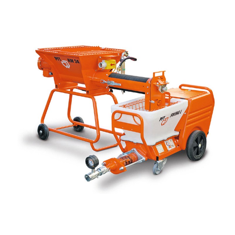 combinazione Pompa per malte Knauf PFT Swing L FC-230V Monofase