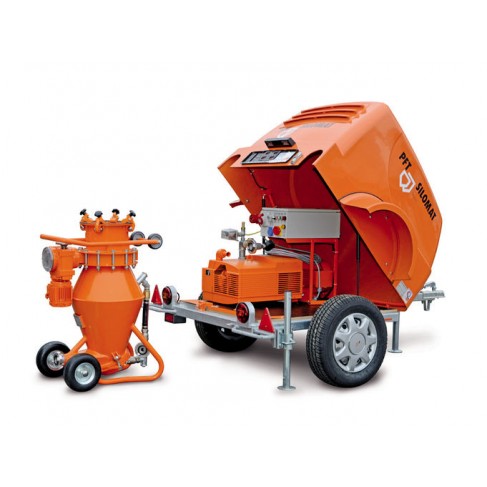 Impianto pneumatico per silos SILOMAT trailer 105 Knauf PFT 400V 3 fasi