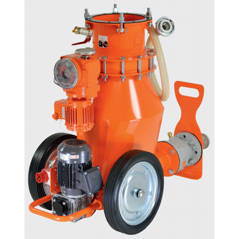 Convogliatore di sistema a caduta libera per silo SILOJET XXL-D Knauf PFT 400V 3 fasi