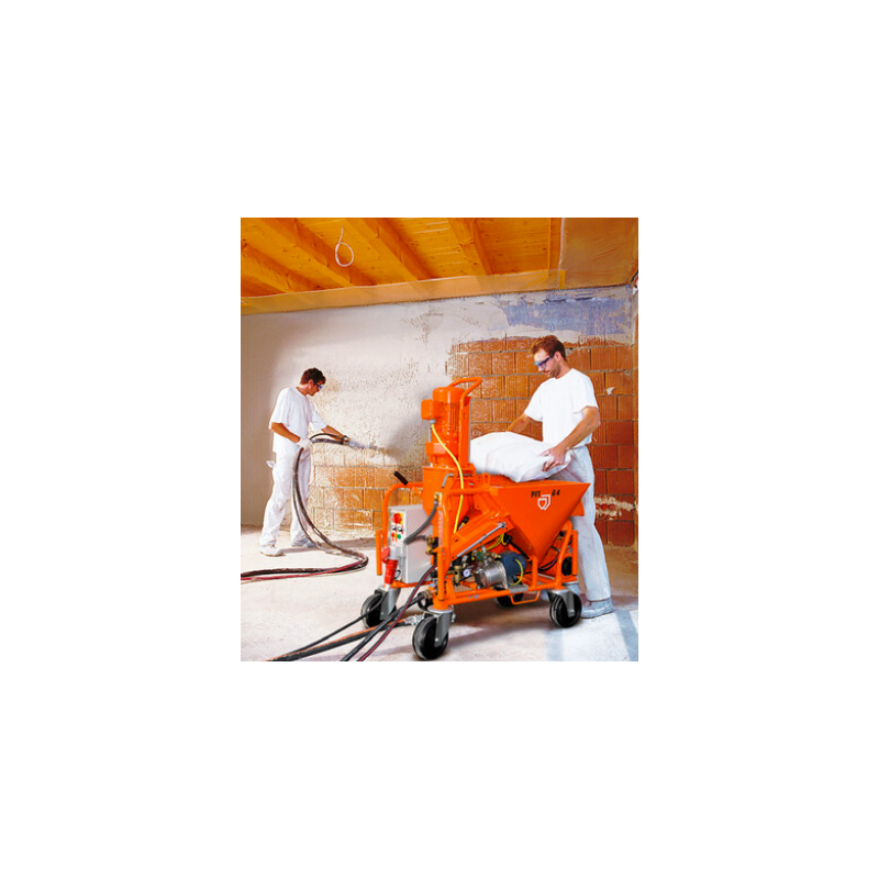 Cantiere con Pompa di miscelazione G4 smart