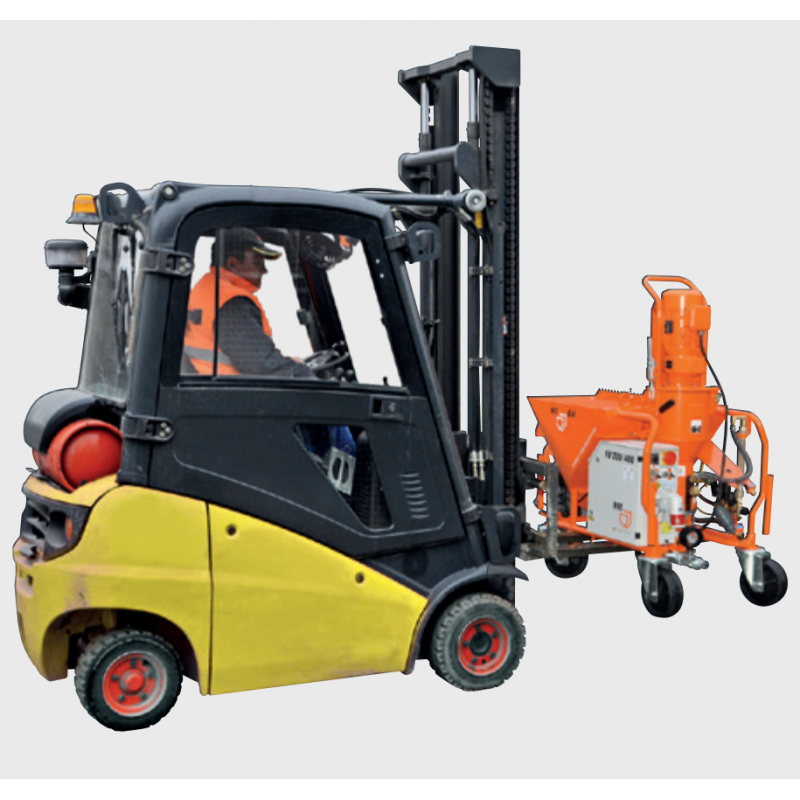 Trasporto tramite muletto di di Knauf G4 XL