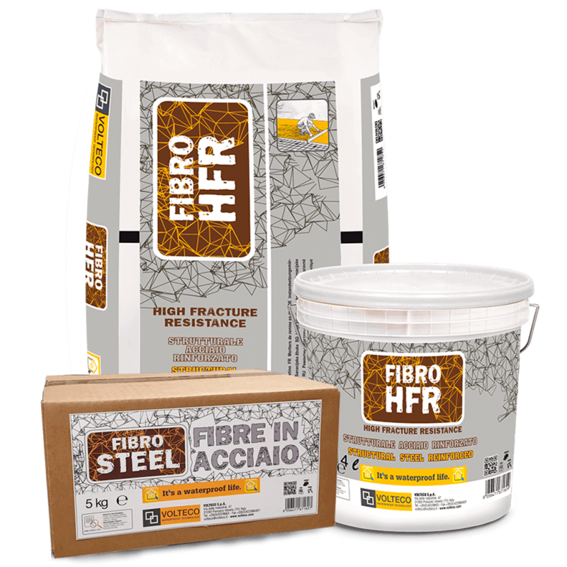 Volteco Fibro Hfr (Sacco da 25 Kg + Secchio da 14 Kg + Scatola da 5 Kg)