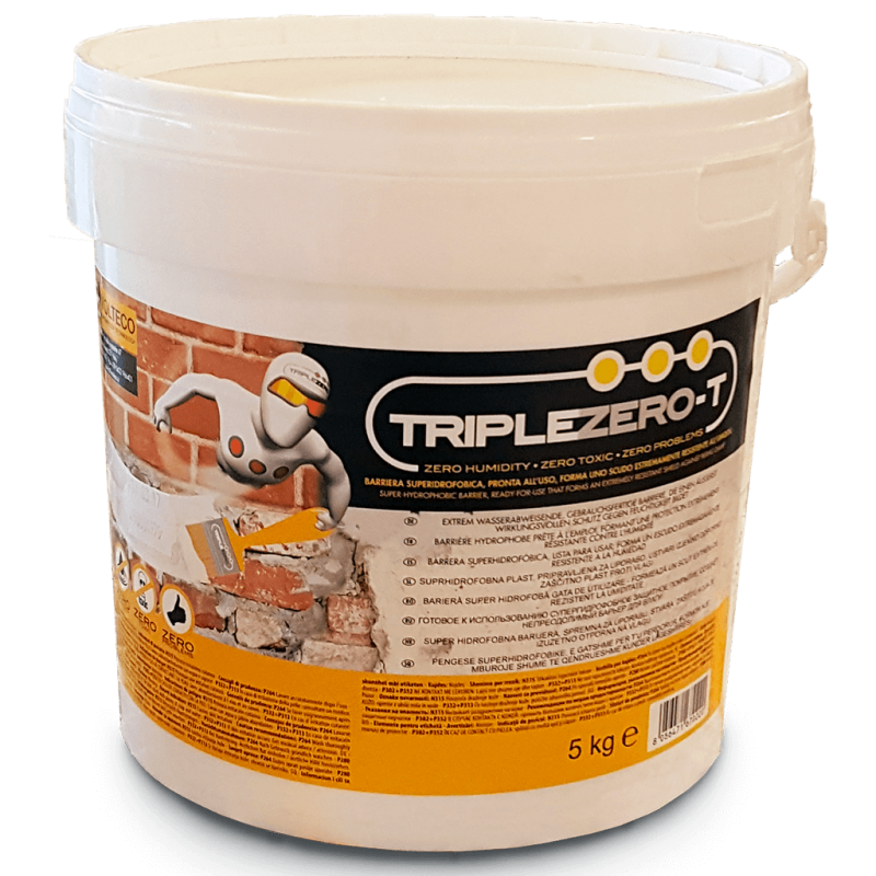 Barriera deumidificante Volteco Triplezero-T (Secchio da 5 e 15 Kg)