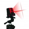 Livella laser Metrica Laserbox 2 Gommato con raggio rosso e supporto a molla, fino a 10/15 metri