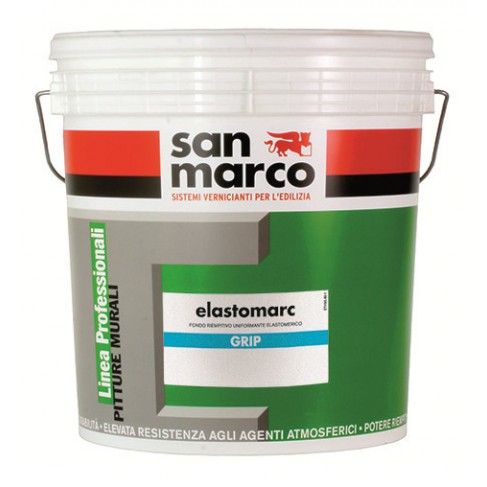 Fondo riempitivo San Marco ELASTOMARC GRIP uniformante e ristrutturante per esterno (Secchio 15 Litri) San Marco - 1