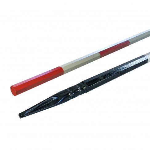 Palina in legno Metrica con punta piatta160 x 28 mm