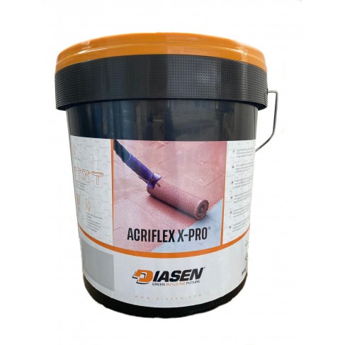 Impermeabilizzante Diasen Acriflex X-Pro bianco e grigio (Secchio da 5 e 20 Kg)