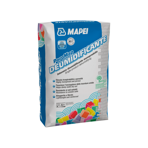 Intonaco Mapei Poromap deumificante (Sacco da 20 Kg) Mapei - 1