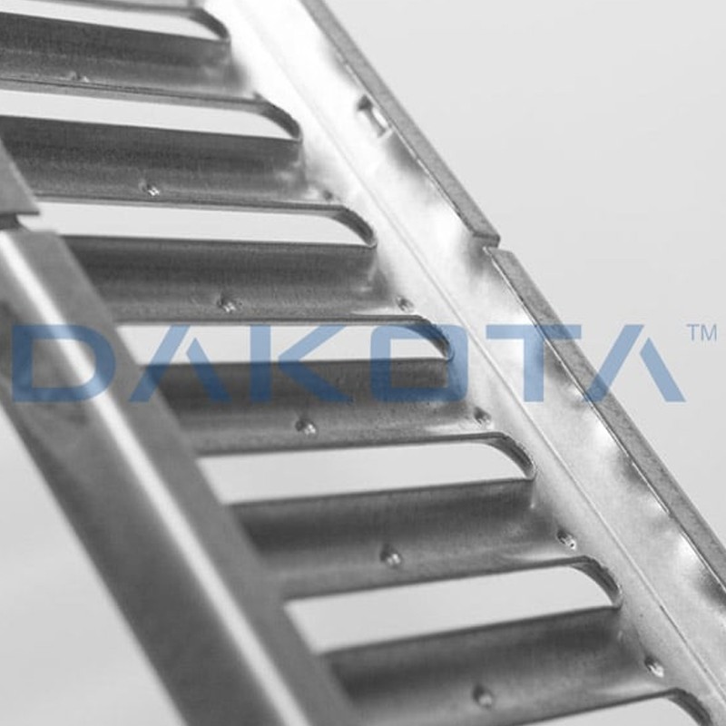 Griglia Dakota 1mt in acciaio inox per canalette di scolo Taurus 130 Dakota - 4