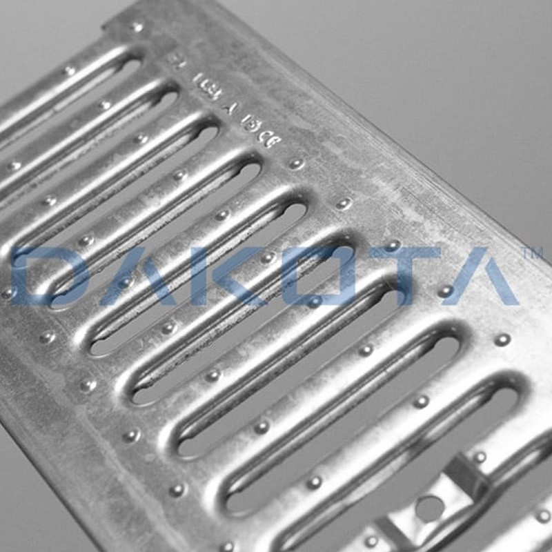 Griglia copribordo Dakota 1mt in acciaio zincato per canalette di scolo Taurus 130 Dakota - 4