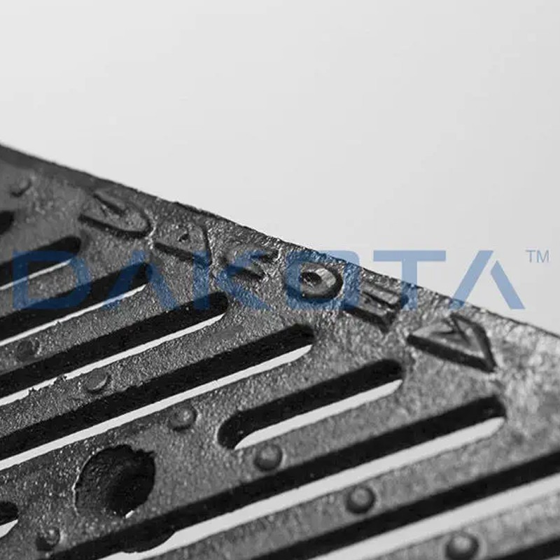 Griglia in ghisa antitacco B125 Dakota 0,5mt per canalette di scolo Taurus 200 Dakota - 3