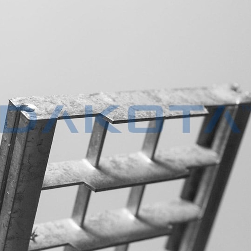 Griglia in acciaio zincato C250 Dakota 1mt 33x33 per canalette di scolo Taurus 130 Dakota - 5