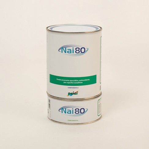 Fondo ancorante Naici Nai 80 (Confezione da 1, 5, 10 Kg)
