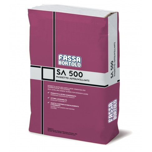 Massetto Fassa SA 500 autolivellante cementizio (Sacco da 25 Kg) Fassa Bortolo - 1